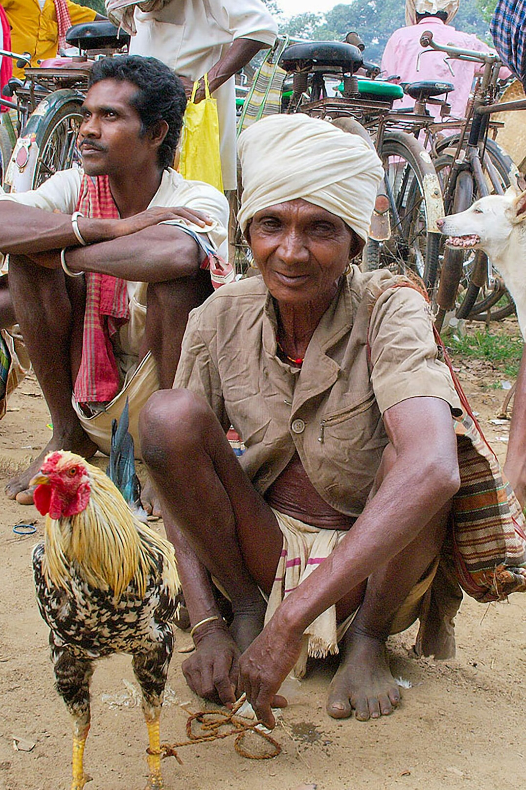 documentary photographer with locals