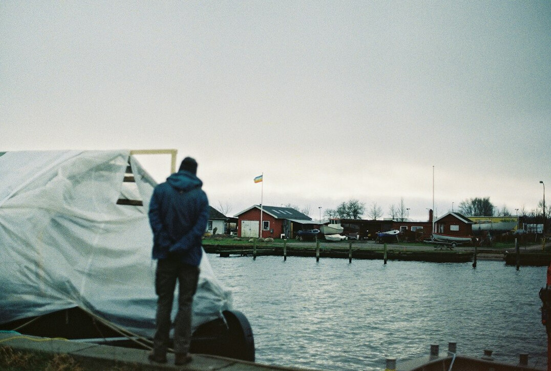elderly fisherman in denmark