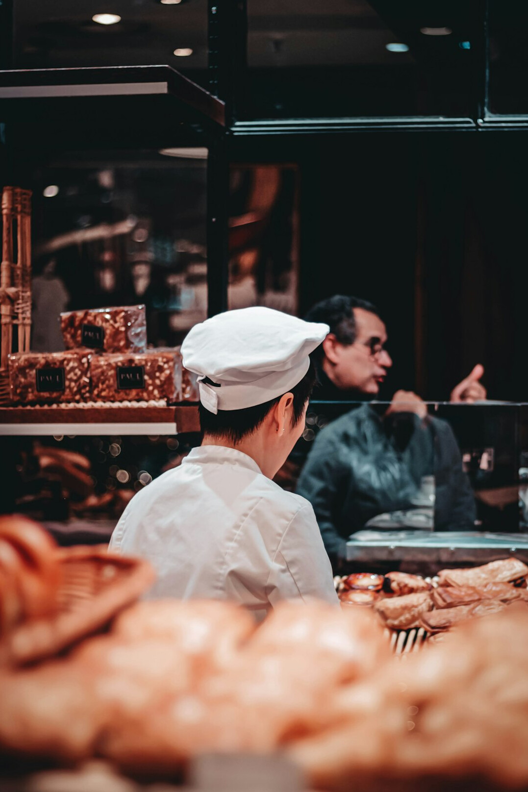 baker in traditional bakery